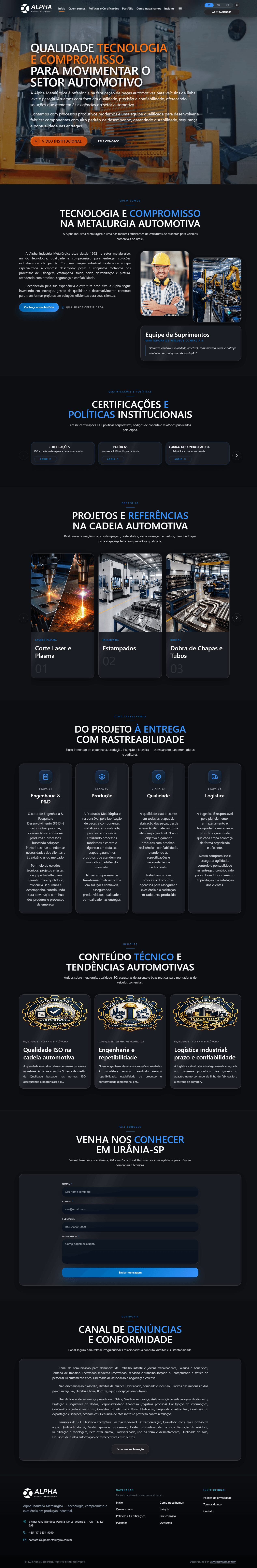 Projeto ALPHA Metalúrgica